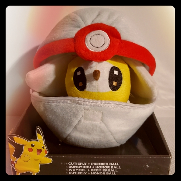 pikachu pokeball plush